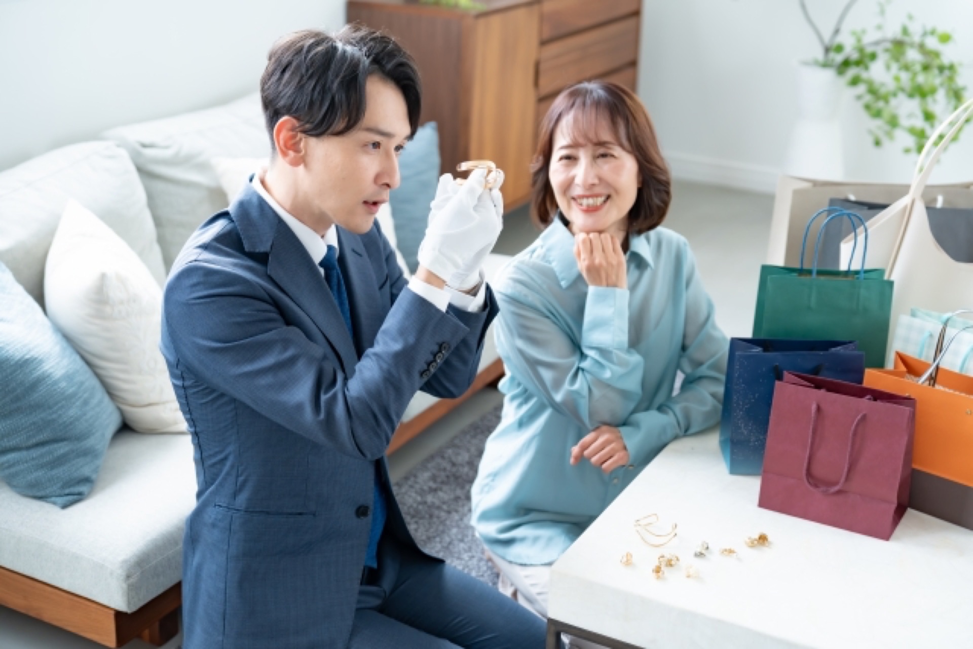査定の様子